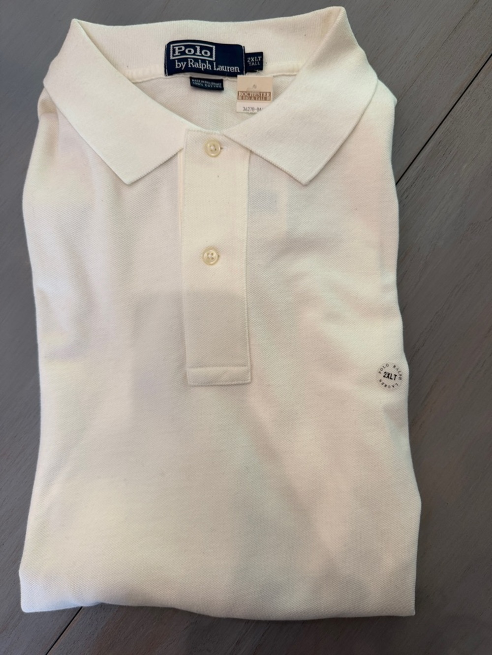 Polo by Ralph Lauren Cream Short-Sleeve Polo Shirt